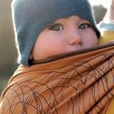 Hoppediz Babytragetuch Tragetuch kbA-Qualität