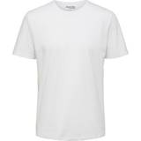 Selected Herr T-shirts & Linnen Selected Relaxed T-shirt - Bright White
