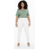 Only Curvy Carlaola Highwaisted Slim Fit-jeans Vit 52/32