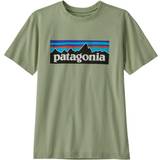 Patagonia Överdelar Patagonia Kid's Regenerative P-6 Logo T-shirt - Salvia Green (62163)