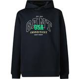 Gant hoodie barn Barnkläder Gant Relaxed USA Hoodie Junior, Black, 146-152