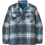 Patagonia M's Insulated Organic Cotton MW Fjord Flannel Forestry: Ink Black