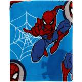 Blåa Filtar Barnrum NoJo Marvel Spiderman Wall Crawler Spider Webs Toddler Blanket