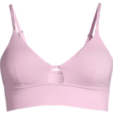 Transparent Bikinis Casall Triangle Cut-Out Bikini Top - Clear Pink
