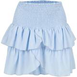 Dam - Korta kjolar - S Neo Noir Carin R Skirt - Light Blue
