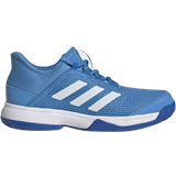 adidas Kid's Adizero Club Tennis Shoes - Pulse Blue/Cloud White/Glow Blue