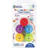 Learning Resources Fidgetleksaker Learning Resources Rainbow Emotion Fidget Poppers, 5/Pack LER5573
