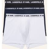 Karl Lagerfeld Underkläder Karl Lagerfeld Logo Monochrome Trunks Pack, Man, Black/White/Navy