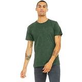 Kanvas Överdelar Bella Canvas Perfect Tri-Blend Fashionable T-Shirt, XS, Grass Green Triblend