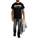 Thrasher Magazine Hoodies Kläder Thrasher Magazine Skate Mag T-shirt - Black