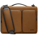 Bruna Datorväskor Tomtoc Defender-A42 Laptop Shoulder Bag MacBook Pro 16" - Brown