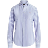 Dam - Oxfordskjortor - Skinnjackor Polo Ralph Lauren Classic Fit Oxford Shirt - Light Blue