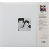 MBI Scrapbooking MBI fashion fabric post bound album w/window 12"x12"-white -802519