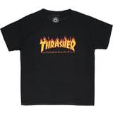 Barnkläder Thrasher Magazine Kid's Flame Logo T-shirt - Black