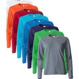 Bomull - Dam - Orange T-shirts Clique Basic Långärmad tröja Vit Dam