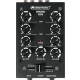 Silver DJ-mixers Omnitronic GNOME-202 Mini