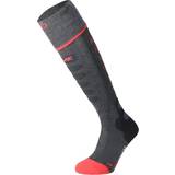 Herr - Silke/Siden Strumpor Lenz 5.1 Heat Sock - Anthracite/Red