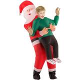 Röd - Uppblåsbara dräkter Dräkter & Kläder Kids santa pick me up inflatable costume boys girls christmas fancy dress