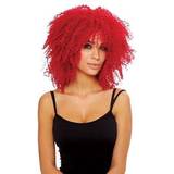 Franco Maskeradkläder Franco Costume Culture Womens Coolness Wig, Neon Red, One