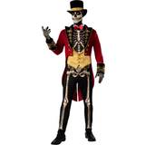 Fun World Clowner Dräkter & Kläder Fun World Men's Skeleton Ringmaster Costume