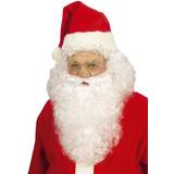 Unisex - Vit Peruker Widmann White Mens Santa Claus Wig & Beard Fancy Dress Deluxe Accessory Hair Christmas beard santa fancy dress wig deluxe accessory claus hair christmas