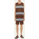 Burberry Byxor & Shorts Burberry Brown Striped Shorts DARK BIRCH BROWN