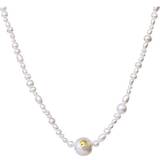 Pearl Necklaces Halsband Maanesten Maggie Necklace - Gold/Pearls