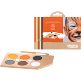 Orange Maskerad Smink Namaki Naturlig Ansiktsfärg, Wildlife st