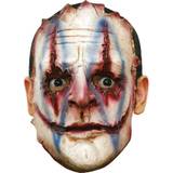 Ghoulish Productions Vit Heltäckande masker Ghoulish Productions Scary halloween latex face mask serial killer creepy party costume