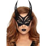 Leg Avenue Heltäckande masker Leg Avenue Black Glitter Mask Adult Halloween Accessory
