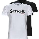 Schott Herr T-shirts & Linnen Schott NYC MC-logga kortärmad T-shirt för män