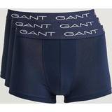 Gant Elastan/Lycra/Spandex Underkläder Gant 3-Pack Trunk Boxer Marine