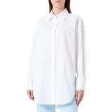 Hugo Boss Dam Skjortor HUGO BOSS Ennia blus för kvinnor, vit100