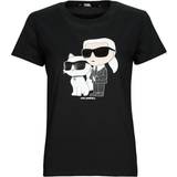 Karl Lagerfeld Dam T-shirts Karl Lagerfeld Ikonik T-shirt Black