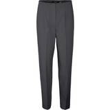 Vero Moda Sandy High Waist Pants - Grey/Grey Pinstripe