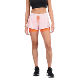 Dam - Slits Shorts New Balance Women's Printed Impact Run 2in1 Short - Stone Pink