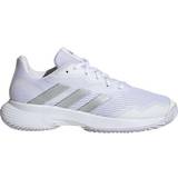 Adidas Dam - Tennis Racketsportskor adidas CourtJam Control W - Cloud White/Silver Metallic