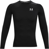 Sport-BH:ar - Träningsplagg Underkläder Under Armour Men's Heatgear Long Sleeve Top - Black/White