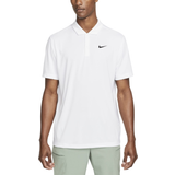 Herr - Vita T-shirts Nike Men's Court Dri-FIT Tennis Polo Shirt - White/Black