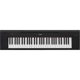 Enkel cutaway Musikinstrument Yamaha NP-15 Svart Keyboard