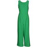 Vero Moda Jumpsuits & Overaller Vero Moda – Grön jumpsuit linne ben, knytband och framtill-Grön/a