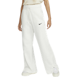 Dam - Mjukisbyxor Nike Sportswear Phoenix Fleece Women's High-Waisted Wide-Leg Sweatpants - Ivory