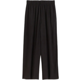 H&M Dam Byxor H&M 7/8 Length Slip-On Trousers - Black