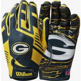 Handskar Wilson NFL Stretch Fit Green Bay Packers - Green/Yellow