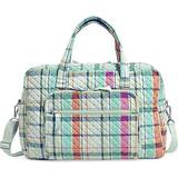 Bomull - Gröna Weekendbags Vera Bradley Weekender Travel Bag - Pastel Plaid