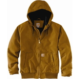 Carhartt Men's Loose Fit Washed Duck Insulated Active Jacket - Brown
