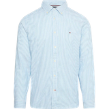 Tommy Hilfiger 1985 Collection Th Flex Stripe Shirt - Shocking Blue/Optic White
