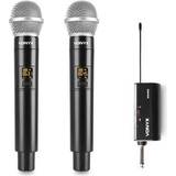 Vonyx Trådlös Mikrofoner Vonyx WM552 plug-in trådlös mikrofonset med 2 mikrofoner UHF, Trådlös mikrofon WM552 PlugIn system