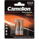 Camelion NiMH Batterier & Laddbart Camelion 2 aaa rechargeable 1000mah batteries 2bl accu ni-mh 1.2v hr03 ni-mh