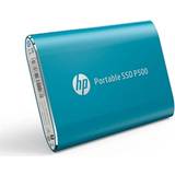 500gb extern hårddisk HP Extern Hårddisk P500 Blå 500 GB SSD
